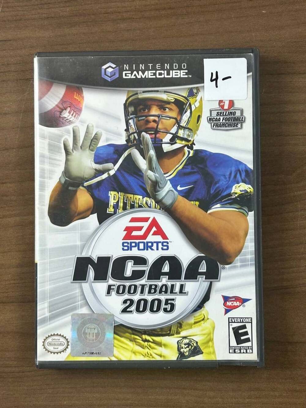 NCAA Football 2005 Nintendo GameCube 2004 Disc Manual Case EA Sports CIB